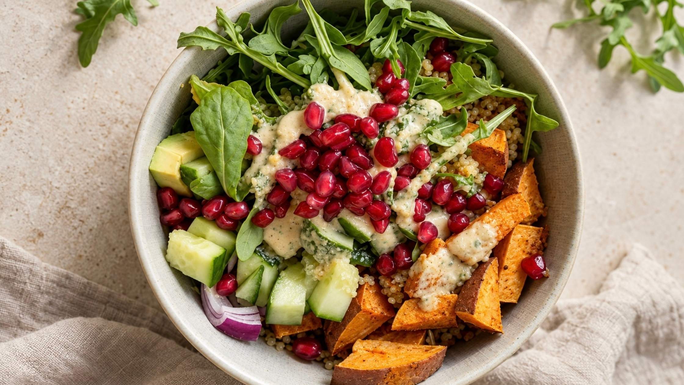 Antientzündliche Quinoa-Bowl, Rezept Claudia Rönsch, die Rosacea-Expertin, ganzheitliche Gesundheits- & Ernährungsberaterin, Hamburg